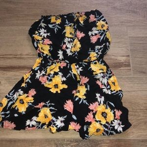 Flowered Romper